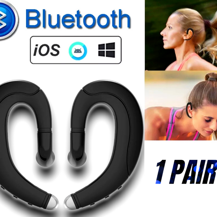 Silver Bone Conduction Earphones