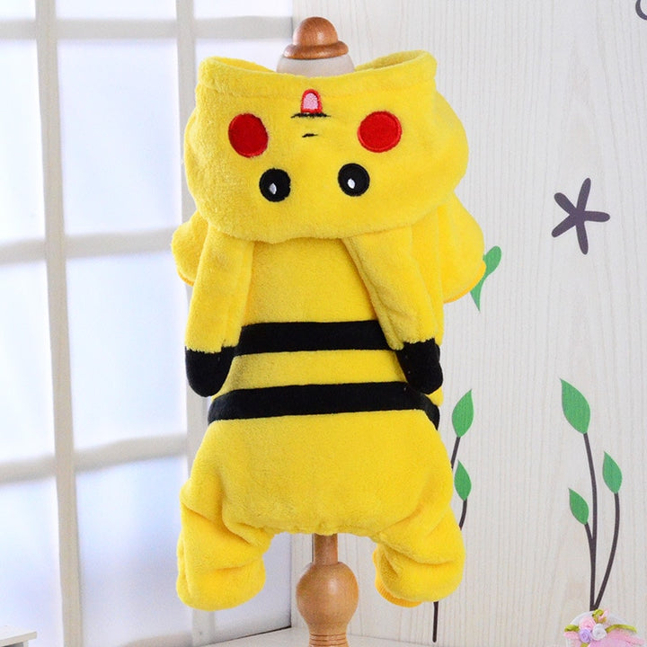 Cute Pikachu Pet Winter Jacket