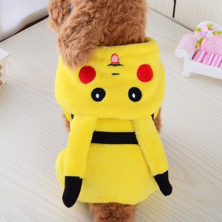 Cute Pikachu Pet Winter Jacket